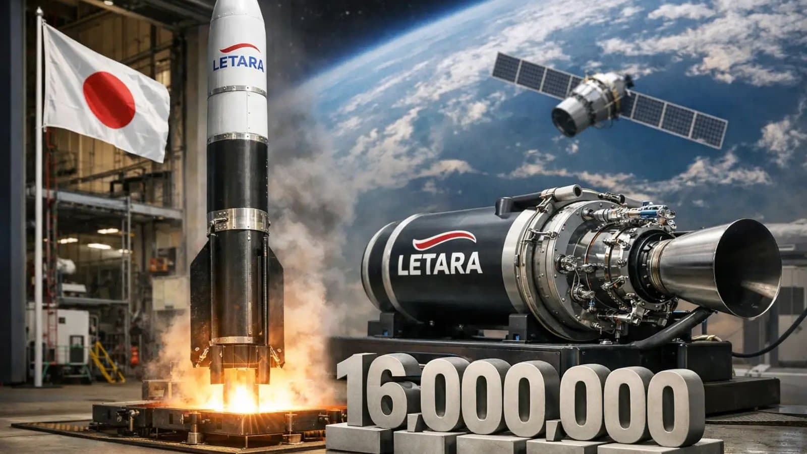 Japanese Space startupLetara raises $16 million to expand beyond satellite thrusters