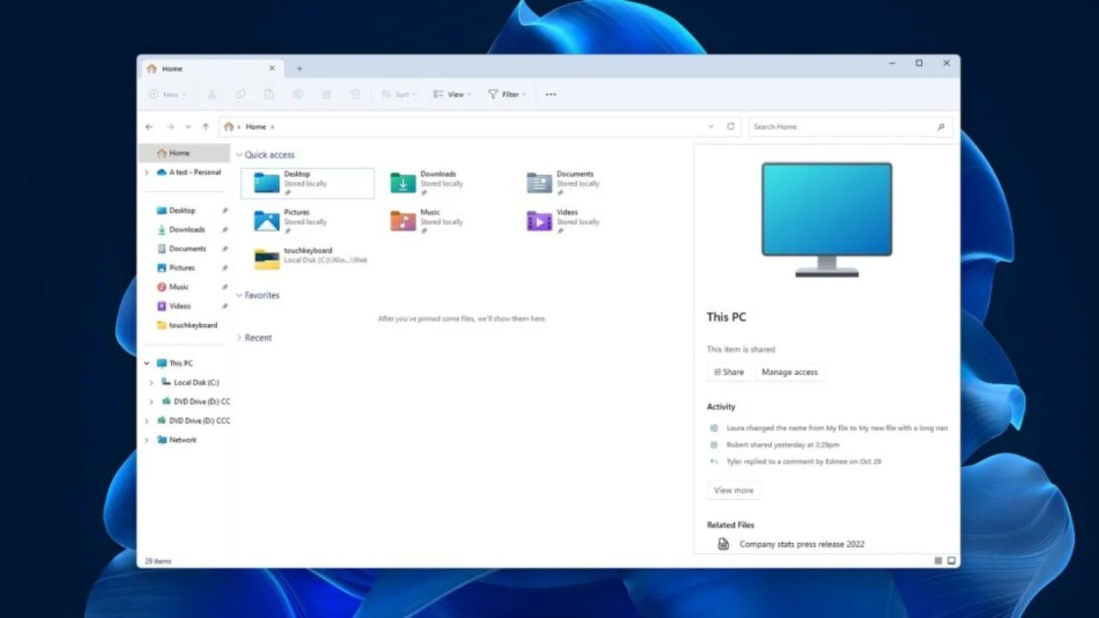 Microsoft is testing changes designed to make File Explorer more responsive
