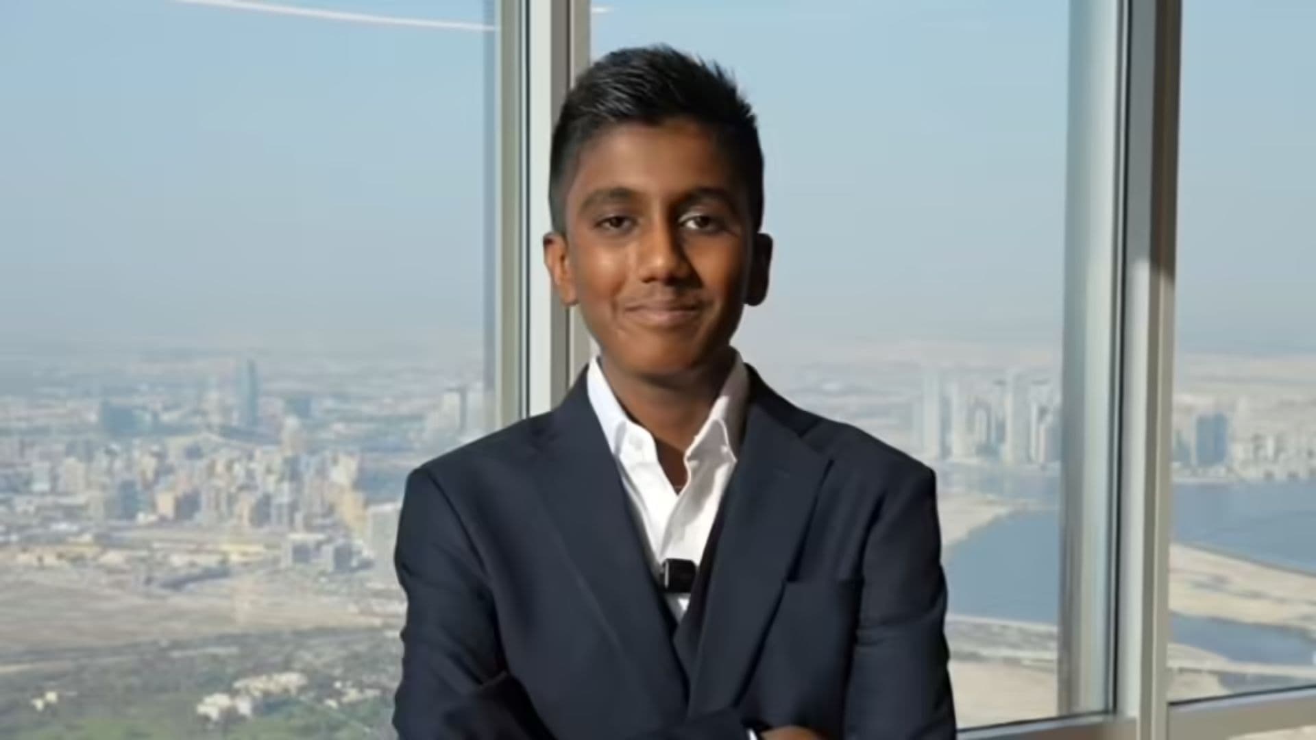 14-Year-Old Indian Entrepreneur Jainam Jain Runs AI Startup From a Burj Khalifa Office
