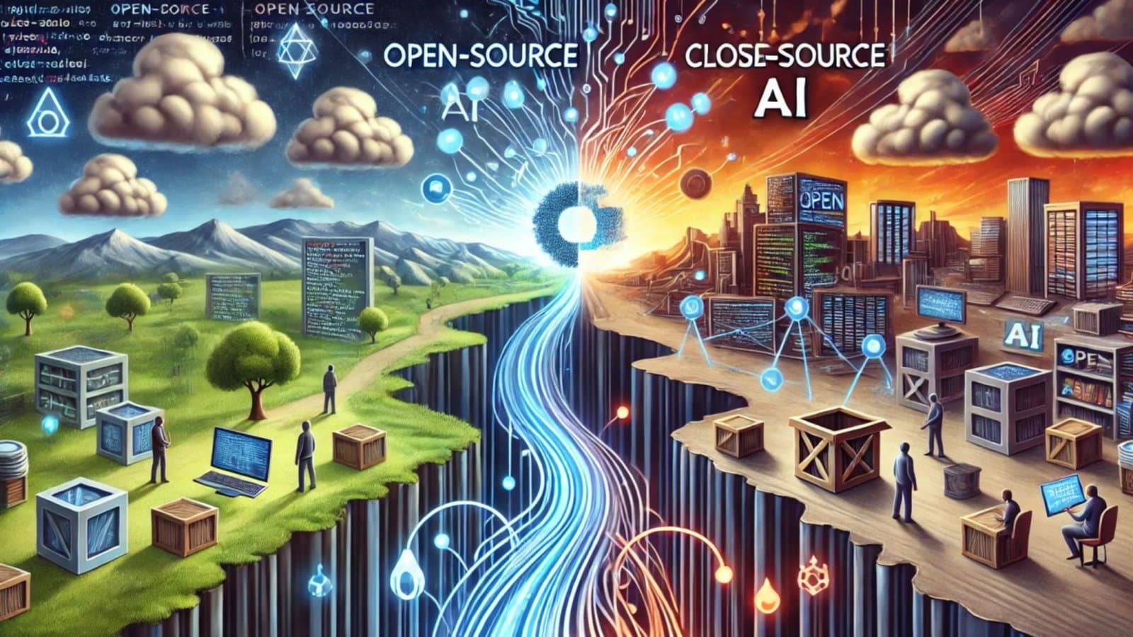 Silicon Valley Splits Over Open Versus Closed AI Development