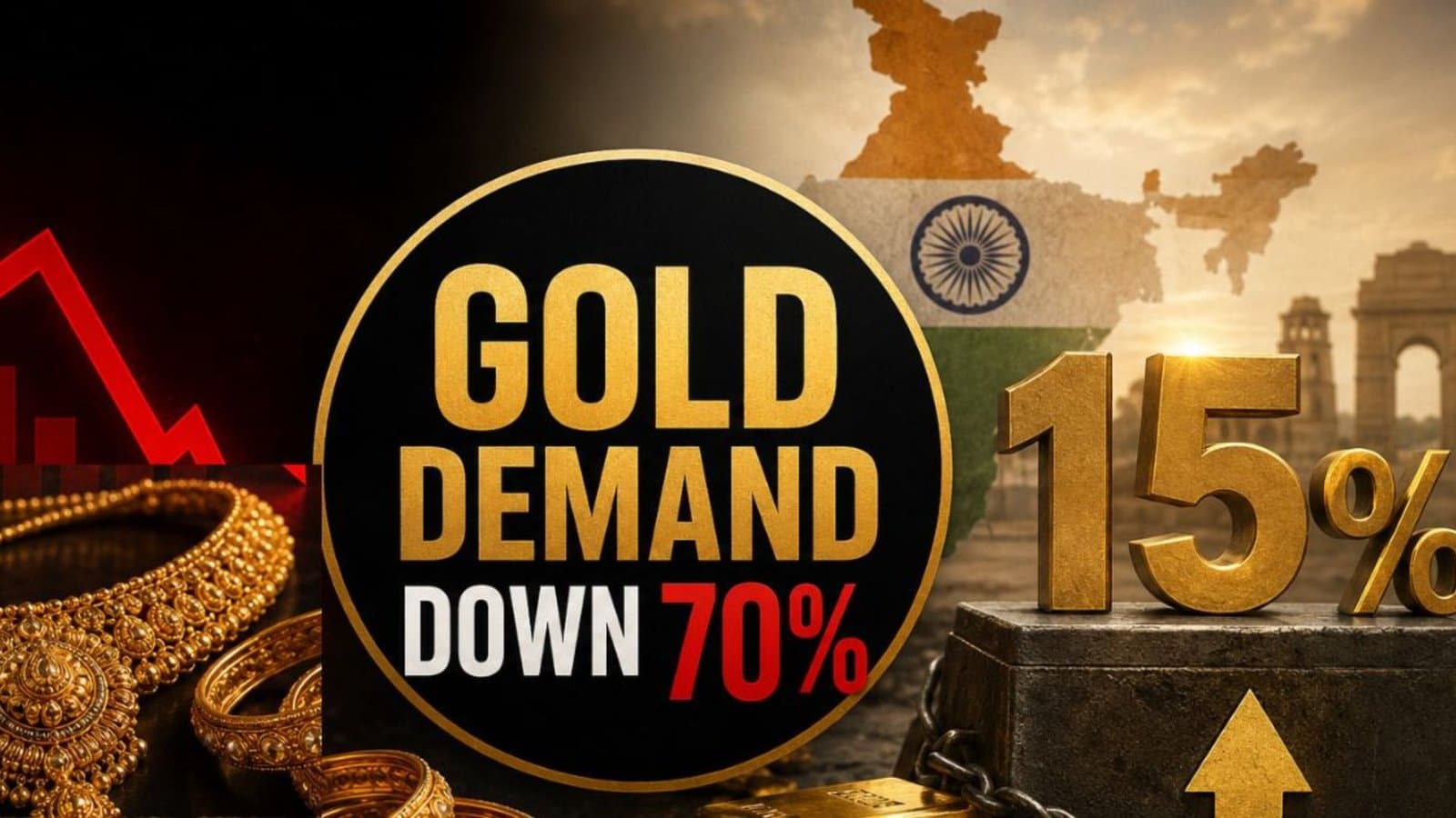 India's Gold Demand Falls 6% in Q2 2026, But Spending Hits Record High