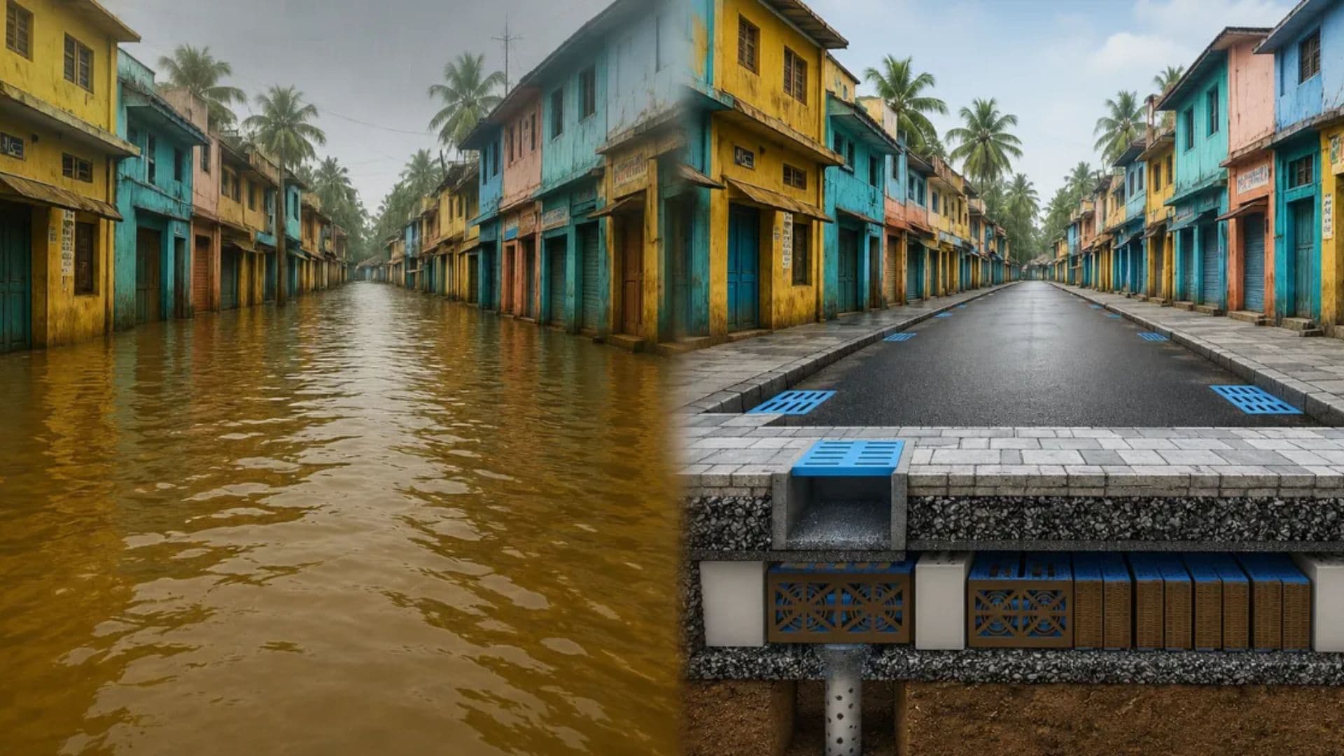 This Coimbatore Entrepreneur Turned Waste Plastic Into a Drain That Has Harvested 50 Million Litres of Rainwater Across India
