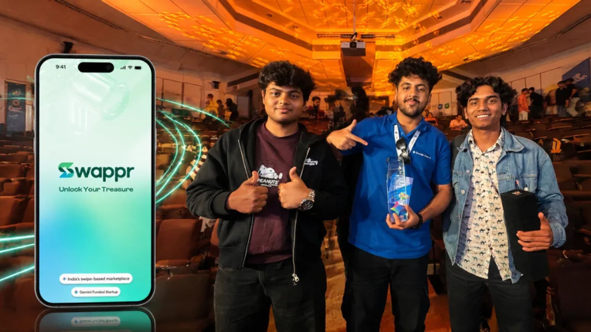Three Engineering Students Built a Tinder-Style Swapping App for College Campuses and Won Rs 21 Lakh From Google