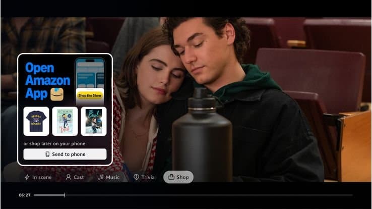 Amazon expands shopping features across Prime Video, linking streaming with e-commerce