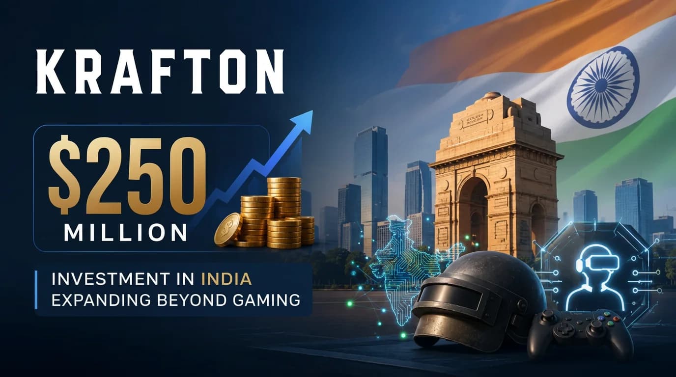 Krafton commits another $250 million to India as strategy expands beyond gaming